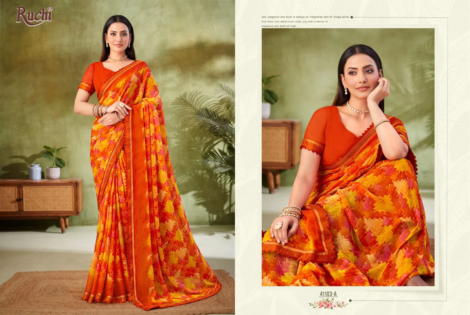 Savera Vol 11 By Ruchi Chiffon Daily Wear Saree Wholesale Shop In Surat